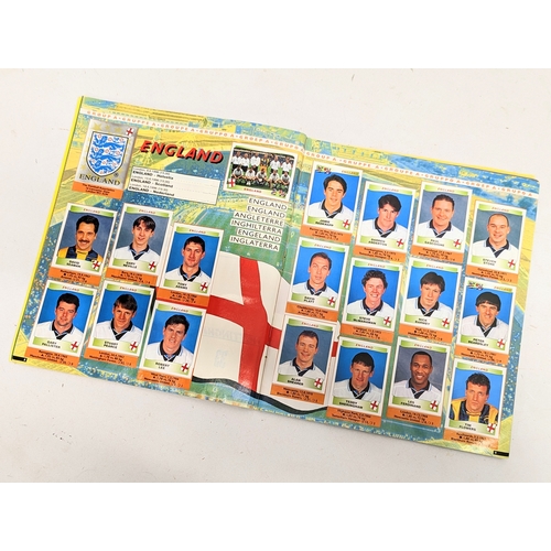 193I - A completed 1996 Panini England European Football Championship Sticker Collection.