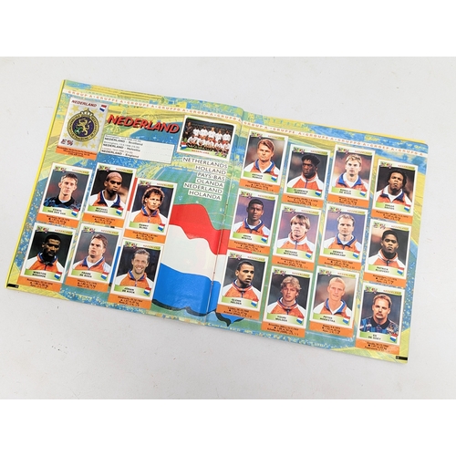 193I - A completed 1996 Panini England European Football Championship Sticker Collection.