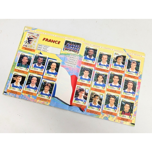 193I - A completed 1996 Panini England European Football Championship Sticker Collection.