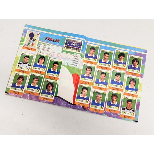 193I - A completed 1996 Panini England European Football Championship Sticker Collection.