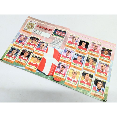 193I - A completed 1996 Panini England European Football Championship Sticker Collection.