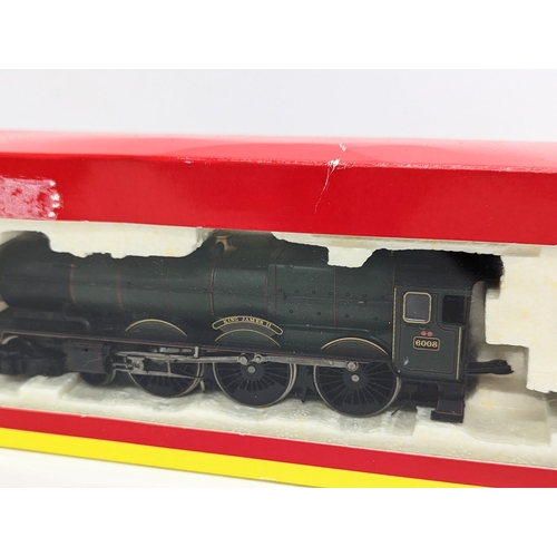 196J - A Hornby collectable railway train model, R2460 King Class 00 Gauge,  King James II.