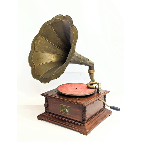 250 - A vintage gramophone, 