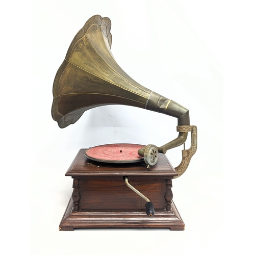 250 - A vintage gramophone, 