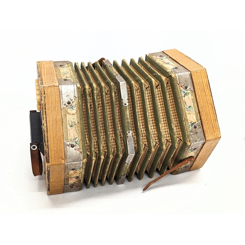 284 - A vintage concertina, made in East Germany, German Democratic Republic