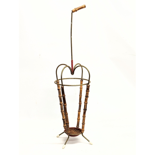 255 - A 1960s Mid Century umbrella / stick stand. 79.5cm