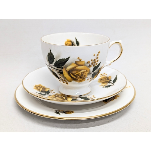 766 - A 21 piece Gainsborough tea set with cake plate