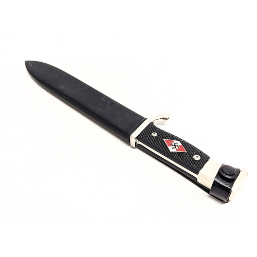 280I - A Hitler Youth replica knife, inscribed 