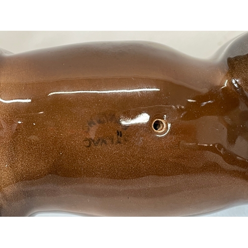 392 - A large Sylvac pottery horse. 27x22.5cm