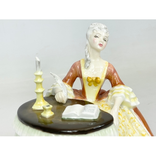 467 - A Royal Doulton pottery figurine ‘Meditation’ 16x15cm