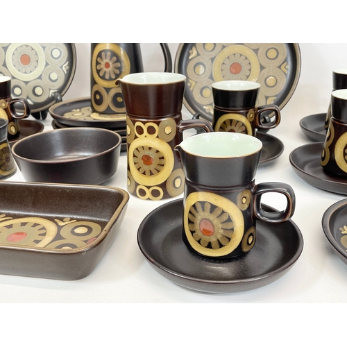 481 - A 31 piece Denby dinner and coffee set.