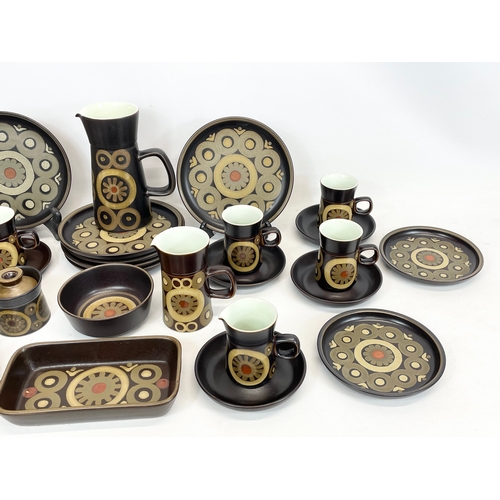 481 - A 31 piece Denby dinner and coffee set.