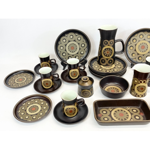 481 - A 31 piece Denby dinner and coffee set.