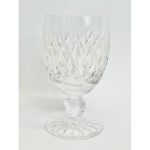 411 - A set of 4 Waterford Crystal ‘Boyne’ pattern drinking glasses. 7x12cm