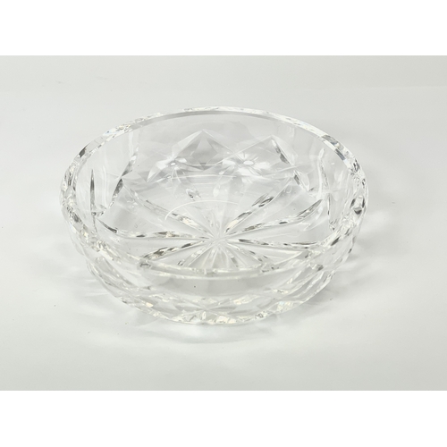 416 - A set of 3 Waterford Crystal dishes. 9cm