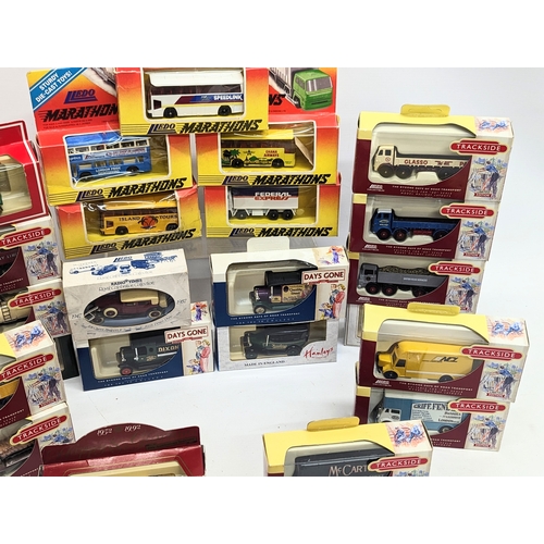 146 - A quantity of collectable model cars and trucks, including Days Gone and Lledo, etc