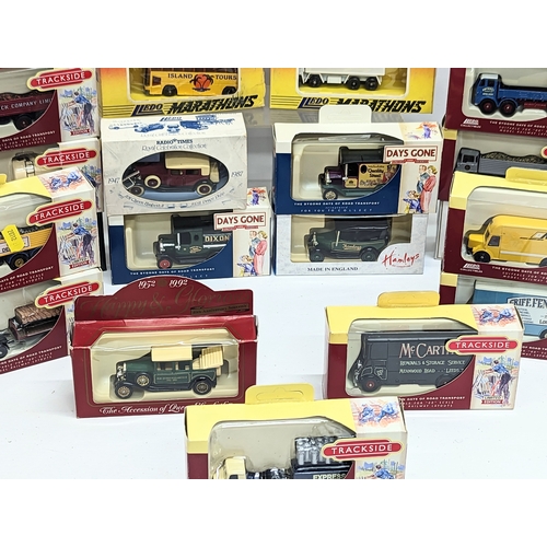 146 - A quantity of collectable model cars and trucks, including Days Gone and Lledo, etc