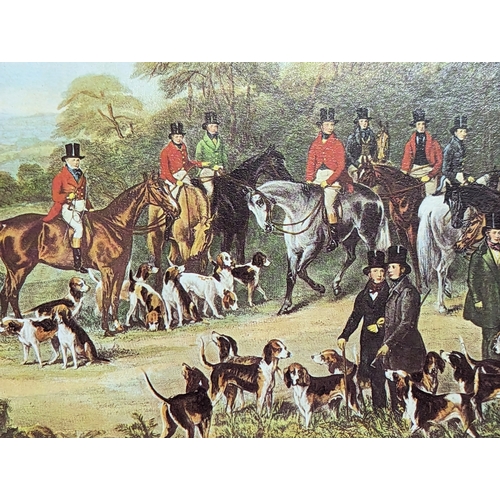 101 - A set of 4 Georgian style gilt framed hunting prints