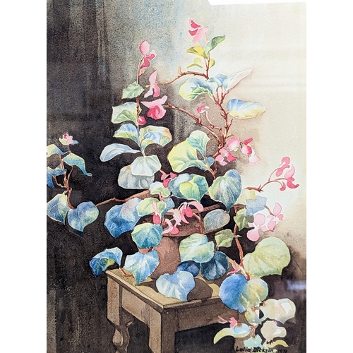 113 - A signed watercolour painting by Lalia Dickson, 1971