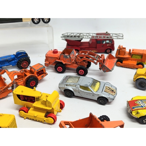 162 - A quantity of collectable MatchBox model cars and trucks, 1970s / 1980s