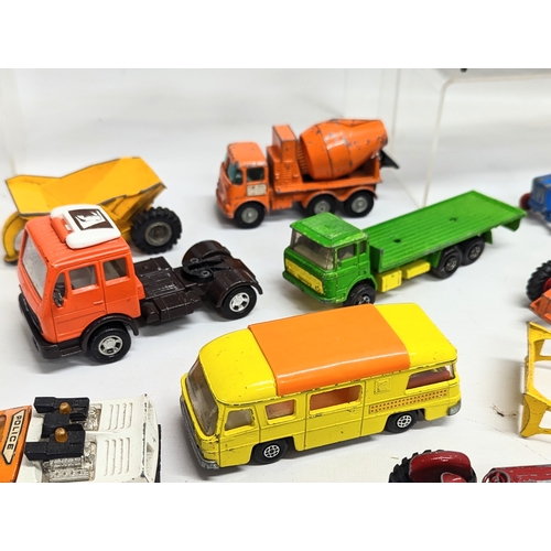 162 - A quantity of collectable MatchBox model cars and trucks, 1970s / 1980s