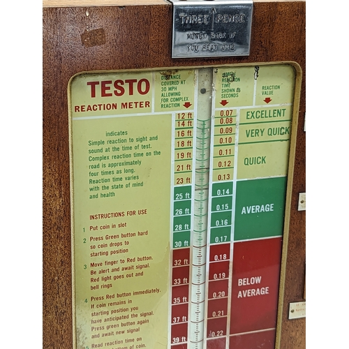 209 - A vintage Testo Reaction Meter