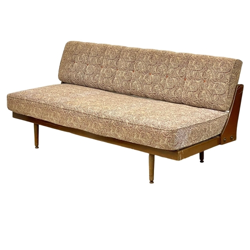 892 - A 1960’s Mid Century sofa bed. 181cm