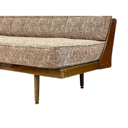 892 - A 1960’s Mid Century sofa bed. 181cm