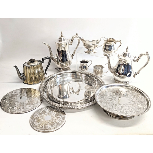 725 - A quantity of silver plate