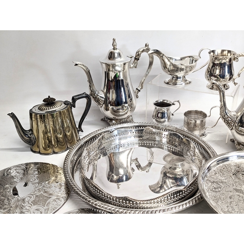 725 - A quantity of silver plate