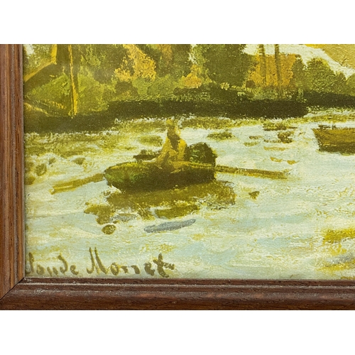 233 - A vintage Claude Monet print. 57x34cm