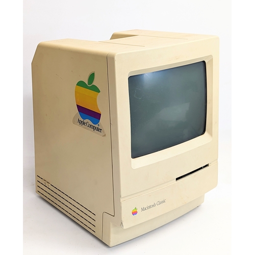 171 - A 1991 Apple Macintosh Classic computer, model M0420, Apple Keyboard II model M0487, Apple Desktop B... 