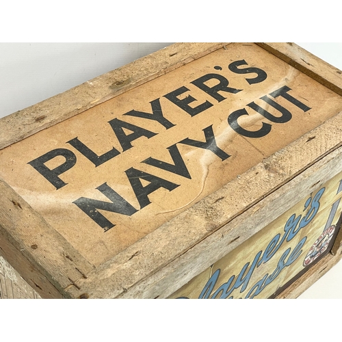 331 - A vintage Player’s Tobacco crate. Player’s Navy Cut. 51x30x28.5cm