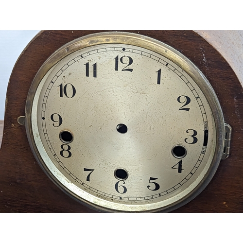 384 - 5 vintage mantle clock