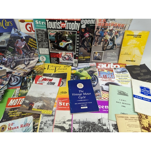 190C - A collection of vintage motorbike and car magazines