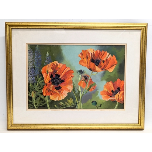 630 - An original signed pastel by Mary Clark, 