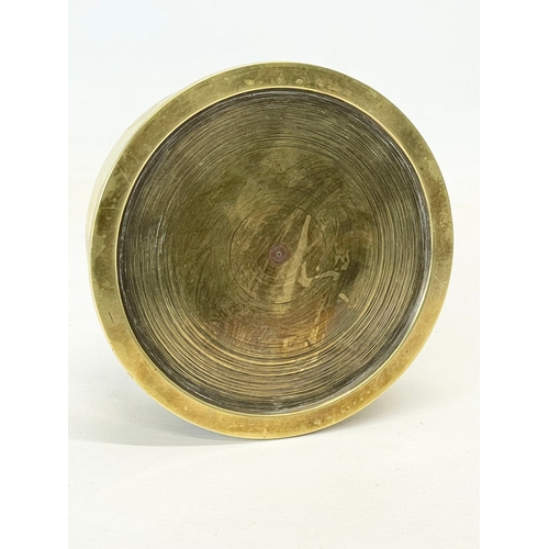 101I - A Trench Art ashtray. 13.5x6cm