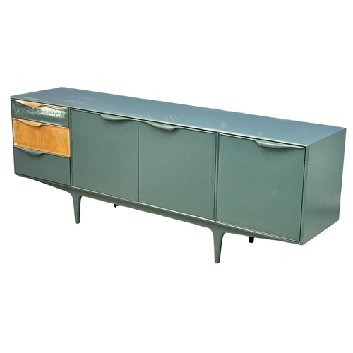 890 - A McIntosh Mid Century teak sideboard. Painted. 202x46x74cm