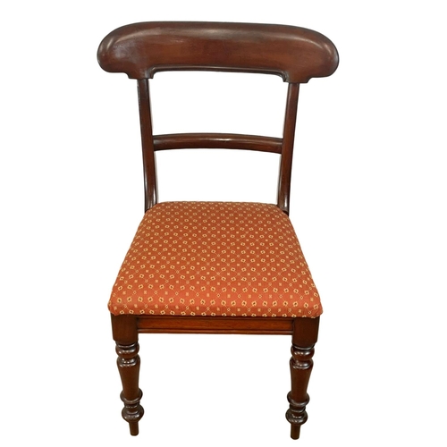 918 - A set of 6 Victorian mahogany Bar Back dining chairs. Circa 1870.