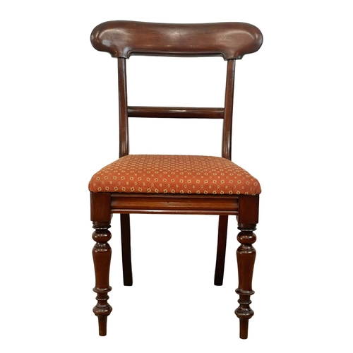 918 - A set of 6 Victorian mahogany Bar Back dining chairs. Circa 1870.