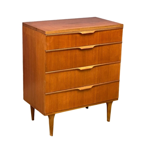 887 - An Austinsuite Mid Century teak chest of drawers, designed by Frank Guille. 1960’s. 76x42x91cm