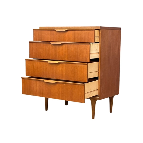 887 - An Austinsuite Mid Century teak chest of drawers, designed by Frank Guille. 1960’s. 76x42x91cm