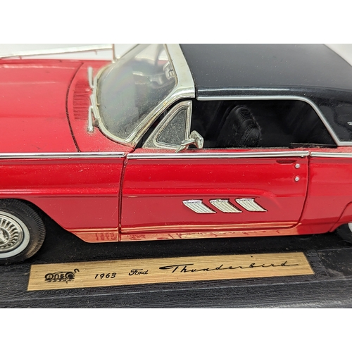 389F - A good quality model car, Anson 1963 Ford Thunderbird