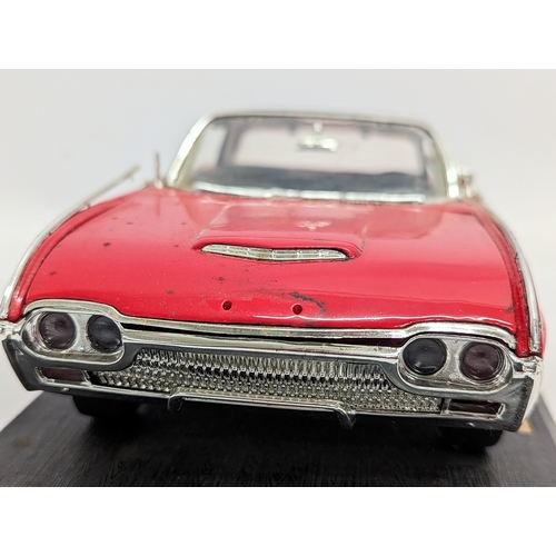 389F - A good quality model car, Anson 1963 Ford Thunderbird