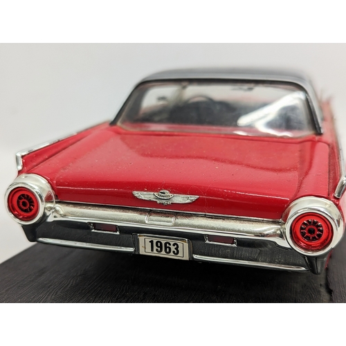 389F - A good quality model car, Anson 1963 Ford Thunderbird