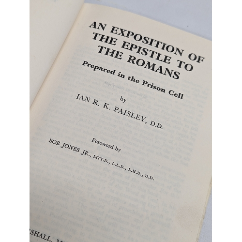 389G - Ian R. K. Paisley's An Exposition of the Epistle to the Romans, prepared in the Prison Cell, 1968