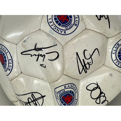 190Q - A signed Rangers football