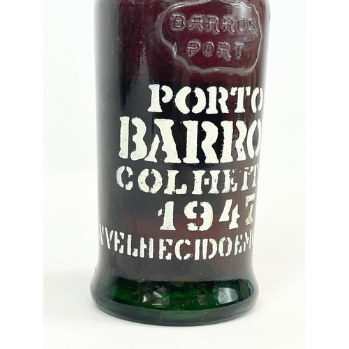 1 - An unopened bottle of Porto Barros Colheita 1947. 75cl.