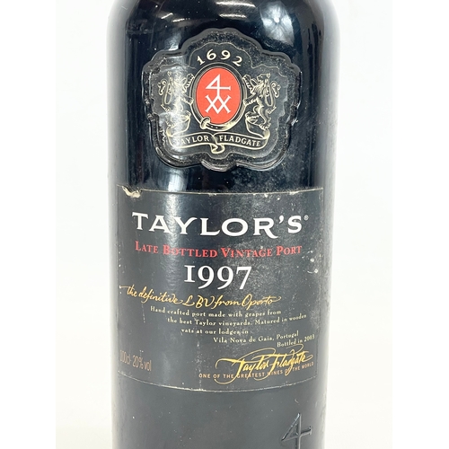 4 - An unopened bottle of Taylor’s Late Bottled Vintage Port 1997. 1 litre.