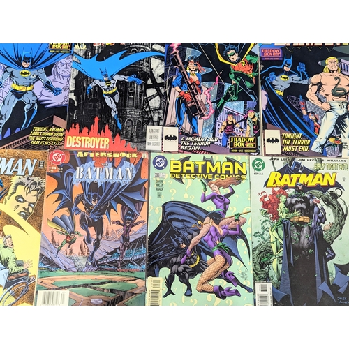 199 - A collection of vintage DC Universe comics including Batman and Superman.